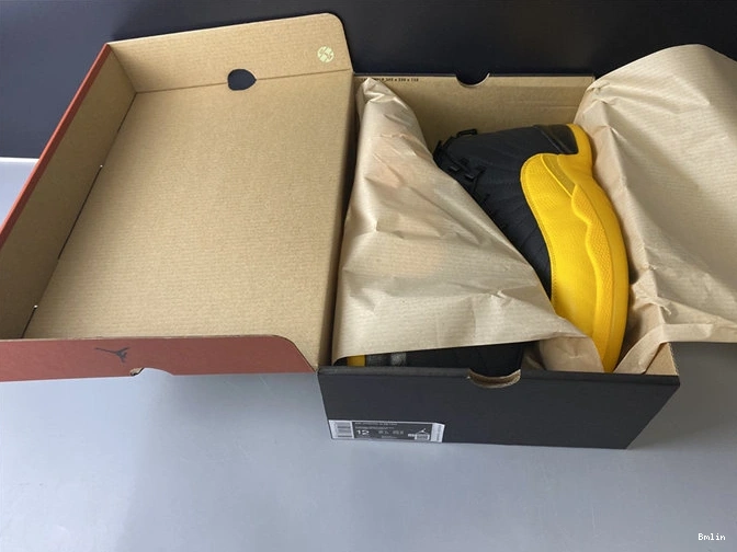 Bmlin 12 University Gold 4153 Tailored Retro Black Jordan 130690- 1015